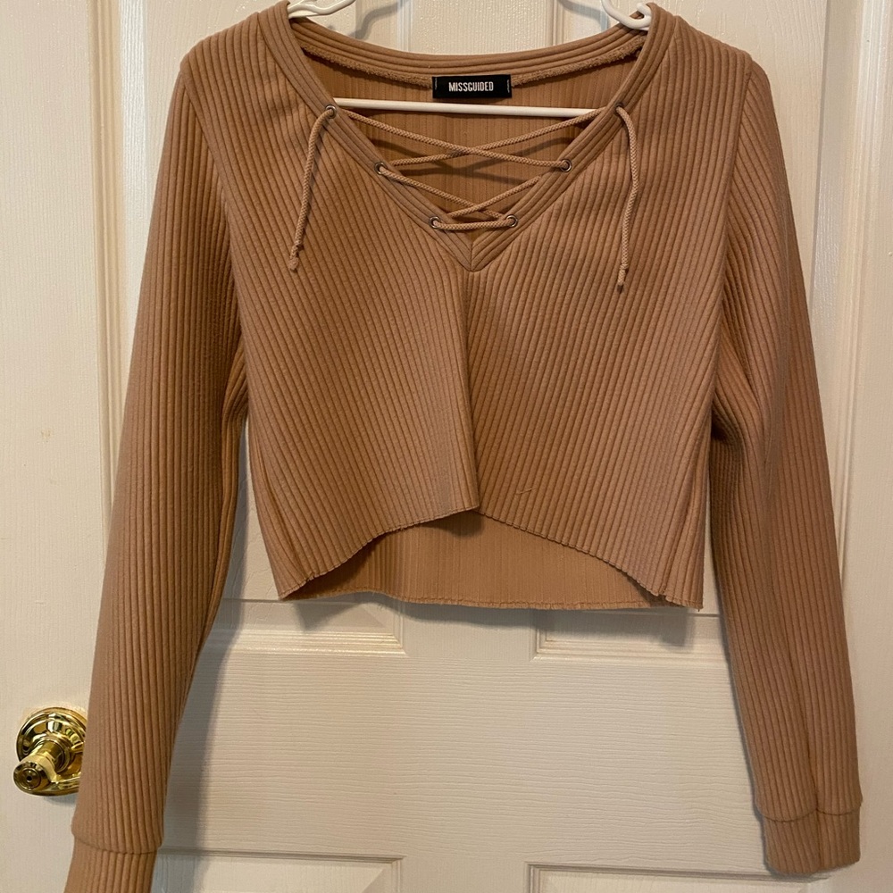 Missguided Size 2 Crop Sweater
